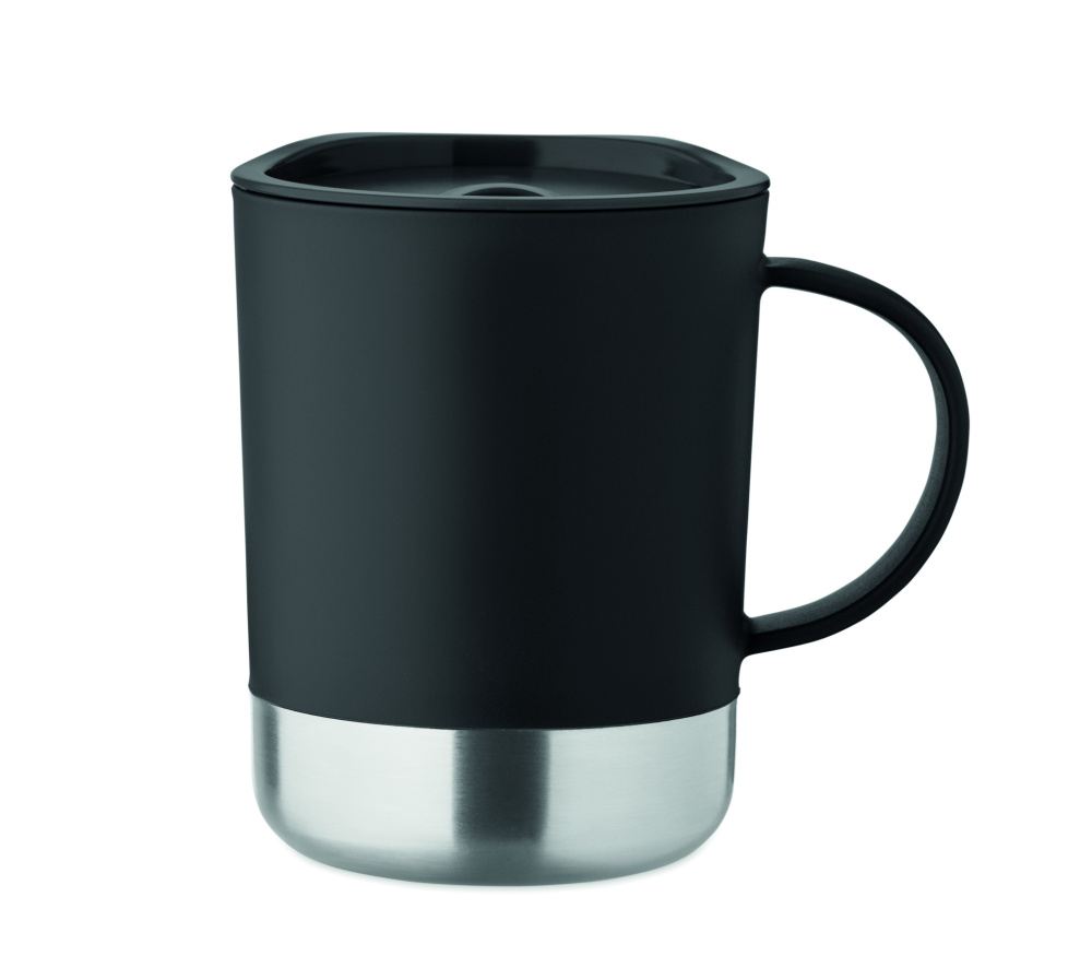 Лого трейд pекламные подарки фото: Single wall mug 300ml