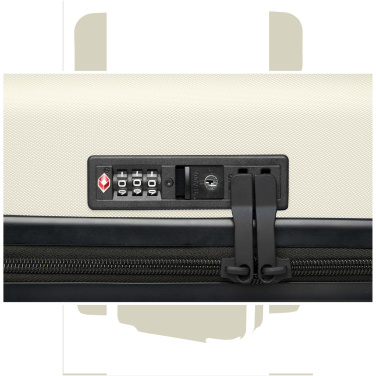 Логотрейд бизнес-подарки картинка: Чемодан на колесах Rover из материалов, переработанных согласно стандарту GRS, с диагональю 20 дюймов и объемом 40 л