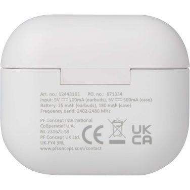 Лого трейд pекламные продукты фото: Altais гарнитура True Wireless Bluetooth® из переработанной пластмассы