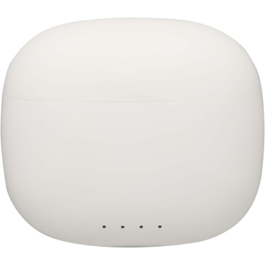 Логотрейд pекламные cувениры картинка: Alterf гарнитура True Wireless Bluetooth® из переработанной пластмассы с силиконовыми амбушюрами