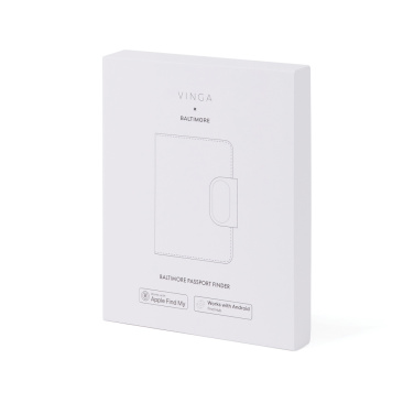 Лого трейд pекламные cувениры фото: Обложка для паспорта VINGA Baltimore RCS с двумя отделениями для просмотра.