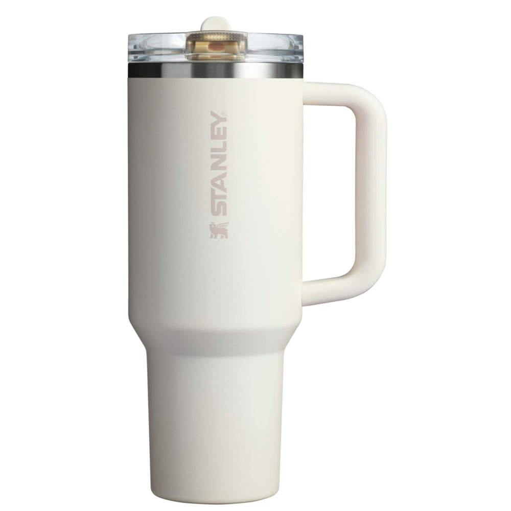Логотрейд бизнес-подарки картинка: Stanley Quencher® ProTour 1180 мл из переработанной нержавеющей стали Изолированный тумблер с перекидной соломинкой 