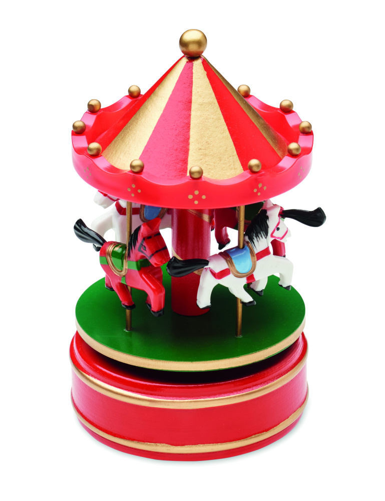 Лого трейд бизнес-подарки фото: Mini carousel music box