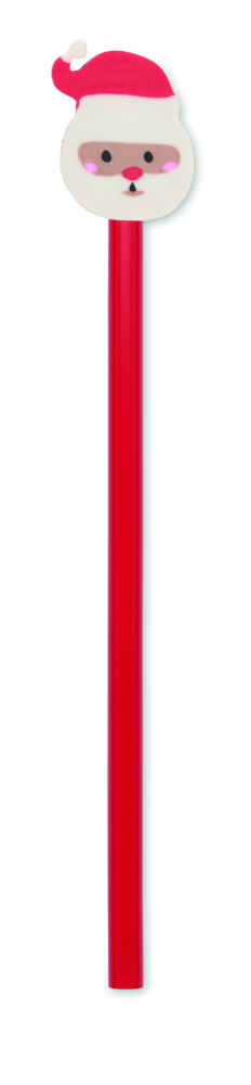 Логотрейд pекламные cувениры картинка: Christmas pencil with eraser