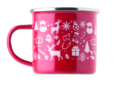 Логотрейд бизнес-подарки картинка: Christmas enamel mug 300ml
