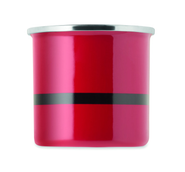 Лого трейд pекламные подарки фото: Santa enamel vintage mug 300ml