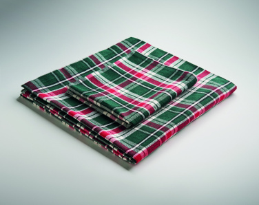 Логотрейд pекламные cувениры картинка: Chequer cotton tablecloth set