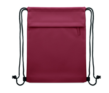 Логотрейд pекламные cувениры картинка: Drawstring bag in 600D RPET