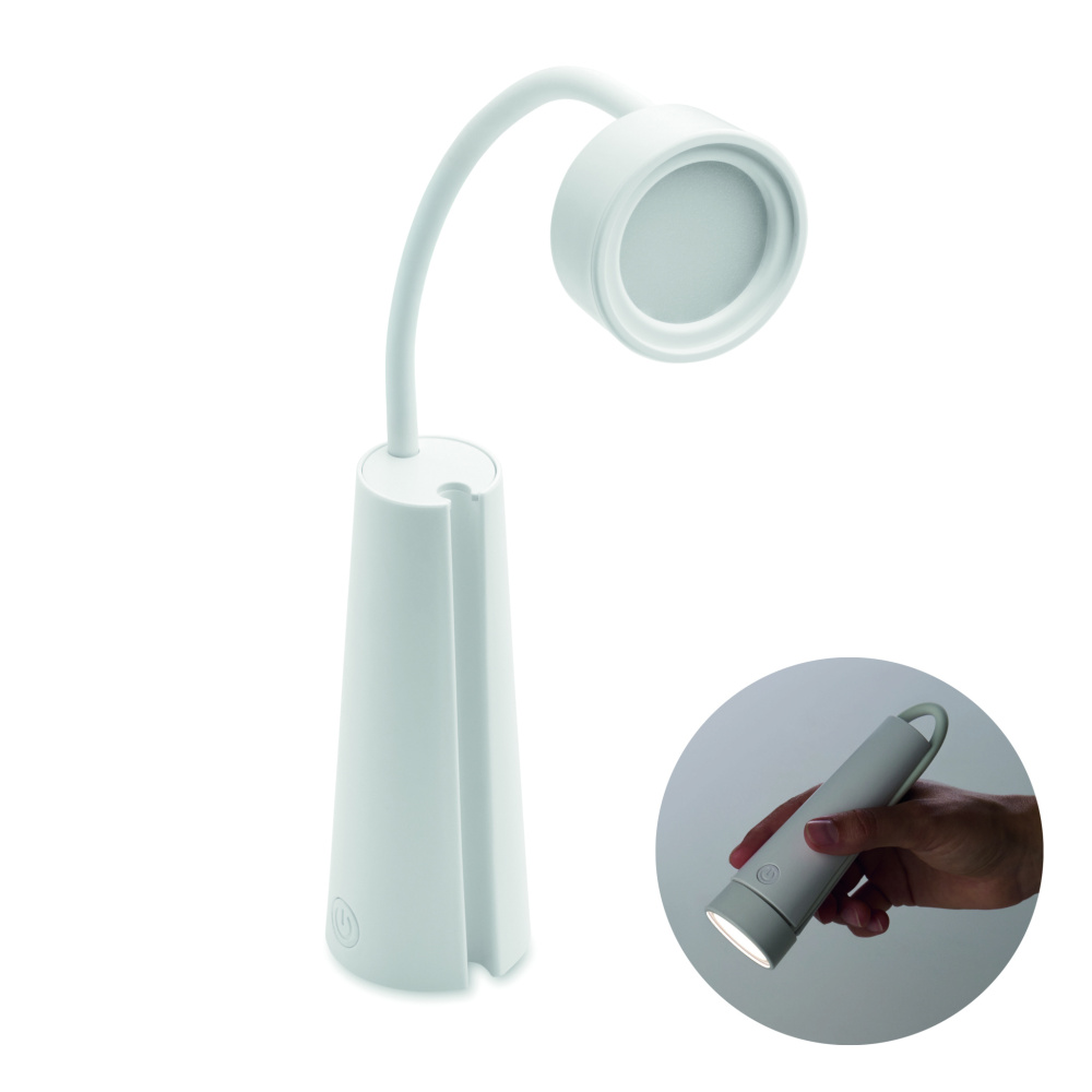 Логотрейд pекламные продукты картинка: 2-in-1 desk lamp and torch