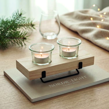 Лого трейд pекламные продукты фото: Tea light holder set with stand
