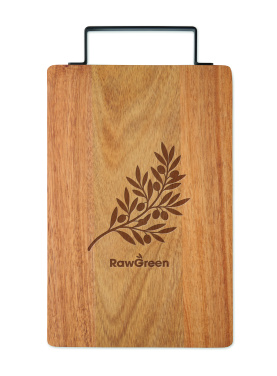 Лого трейд pекламные подарки фото: Acacia board with steel handle