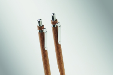 Логотрейд бизнес-подарки картинка: Acacia wood pen and pencil set