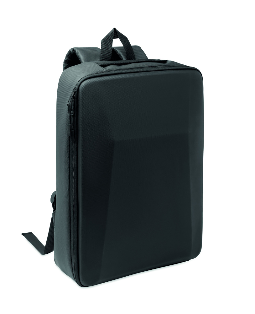 Логотрейд pекламные подарки картинка: 15" hard shell RPET backpack