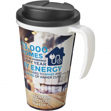 Logotrade presentreklam bild: Brite-Americano® Grande 350 ml mugg med spillsäkert lock