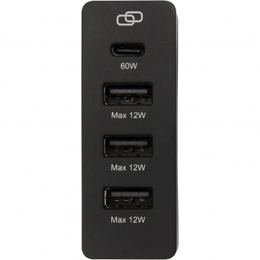 Logotrade presentreklam bild: ADAPT 72 W PD-laddningsstation i återvunnen plast