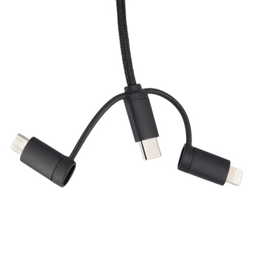 Logotrade profilprodukter bild: Kabel 4-i-1 med upplyst logotyp - LH-ZM02