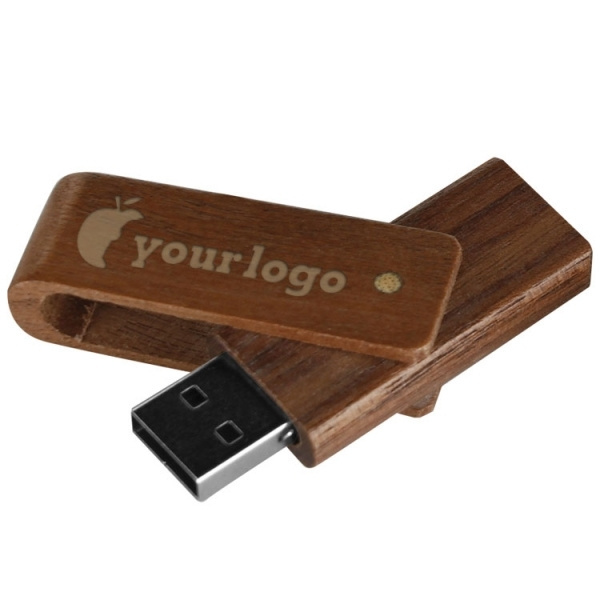 Logotrade kampanjprodukter bild: USB-minne i trä