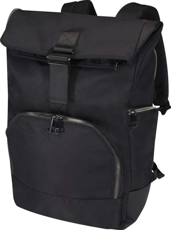 Logotrade profilreklam bild: Rhine 15 tum ryggsäck 18 l av GRS-återvunnen rolltop