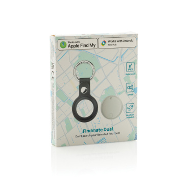 Logotrade kampanjprodukter bild: Findmate Dual RCS återvunnen plastartikel-sökare IPX 5
