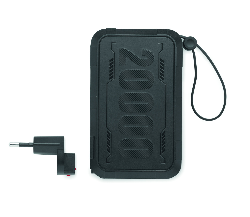 Logotrade profilprodukter bild: Powerbank 20000 mAh i ABS