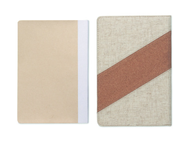 Logotrade reklamprodukter bild: A5 anteckningsbok/15W laddare
