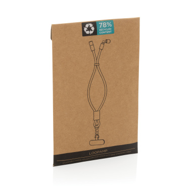 Logotrade presentreklam bild: LoopAmp RCS RPET handledsrem för telefon med 60 W kabel