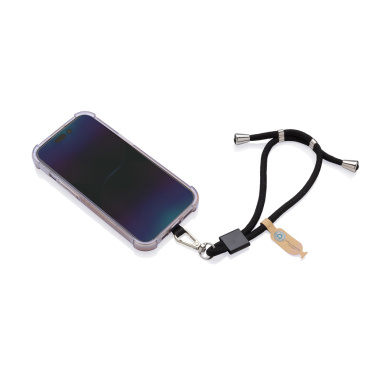 Logotrade profilreklam bild: CarryLoop RCS  PET-justerbar telefonrem för mobiltelefon