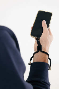 Logotrade presentreklam bild: CarryLoop RCS  PET-justerbar telefonrem för mobiltelefon