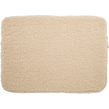 Logotrade kampanjprodukter bild: Bear 13 tums laptopfodral av GRS-återvunnen sherpa, 2 l