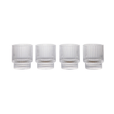 Logotrade profilprodukter bild: VINGA York tumbler glas, 4-pack