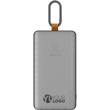 Logotrade kampanjprodukter bild: Xtorm XG2S101 Go2 10 000 mAh 15 W solcellsdriven powerbank med belysning