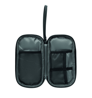 Logotrade profilreklam bild: elektronikväska 600D RPET