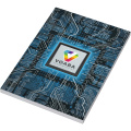 Novella Austen A5 anteckningsbok med mjukt omslag, Silver