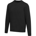 Jasper 280 g/m² unisex-tröja med rund hals av återvunnet ekologiskt OCR-material, Svart