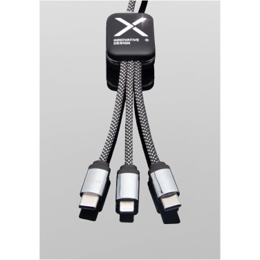 Logotrade reklamprodukter bild: SCX.design C33 Type-C-laddningssladd på 60 W med dubbelupplyst logotyp