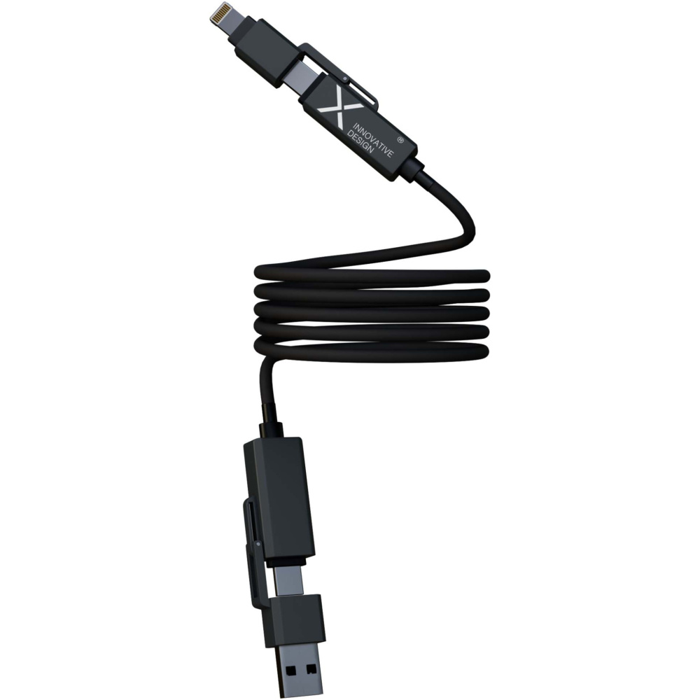 Logotrade profilreklam bild: SCX.design C59 100 W laddningskabel av magnetiskt silikon