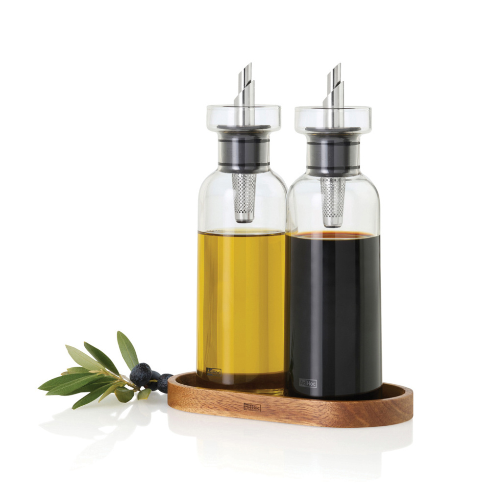 Logotrade presentreklam bild: AdHoc Menage AromaPour olje- och vinägerset 300 ml