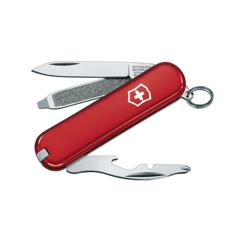 Logotrade kampanjprodukter bild: VICTORINOX fickkniv small Rally 9 funktioner
