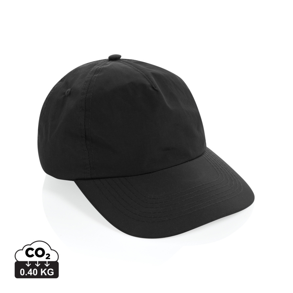 Logotrade profilreklam bild: KENTO URBAN RCS återvunnen nylon 5-panels baseballkeps