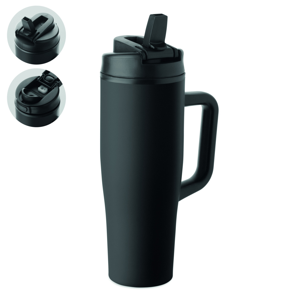 Logotrade reklamprodukter bild: Dubbelväggig mugg 900 ml